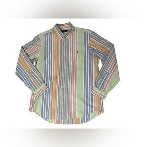 Men’s Ralph Lauren multi colour striped dress shirt